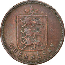 Münze, Guernsey, 4 Doubles, 1830, SS, Kupfer, KM:2