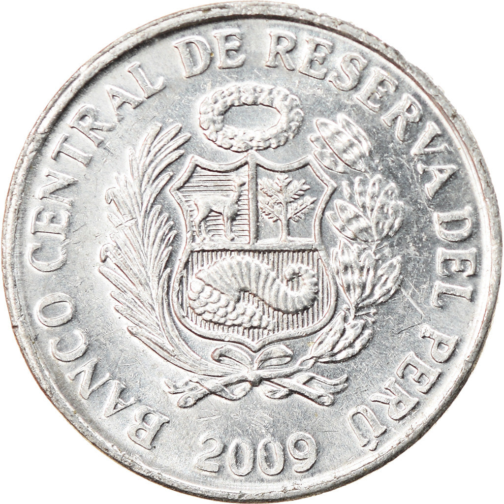 Munten, Peru, Centimo, 2009, Lima, PR, Aluminium, KM:303.4a