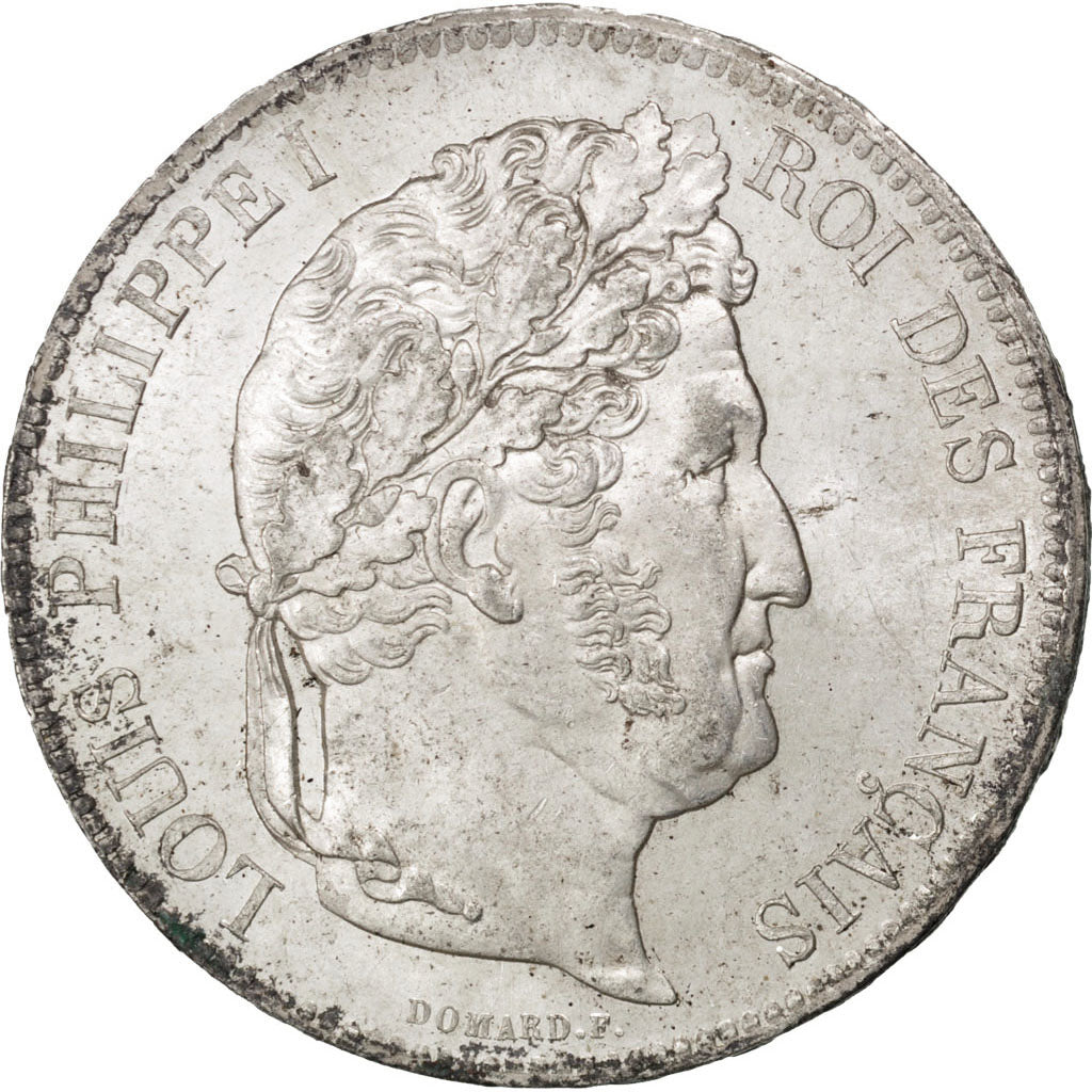 Coin, France, Louis-Philippe, 5 Francs, 1832, Lille, MS(60-62), Silver