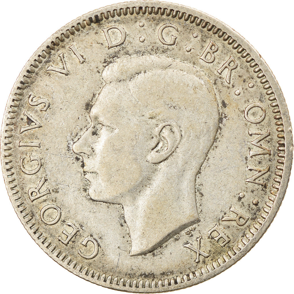 Coin, Great Britain, George VI, Shilling, 1944, EF(40-45), Silver, KM:853