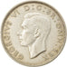 Münze, Großbritannien, George VI, Florin, Two Shillings, 1945, SS, Silber