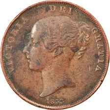 Coin, Great Britain, Victoria, Penny, 1853, EF(40-45), Copper, KM:739