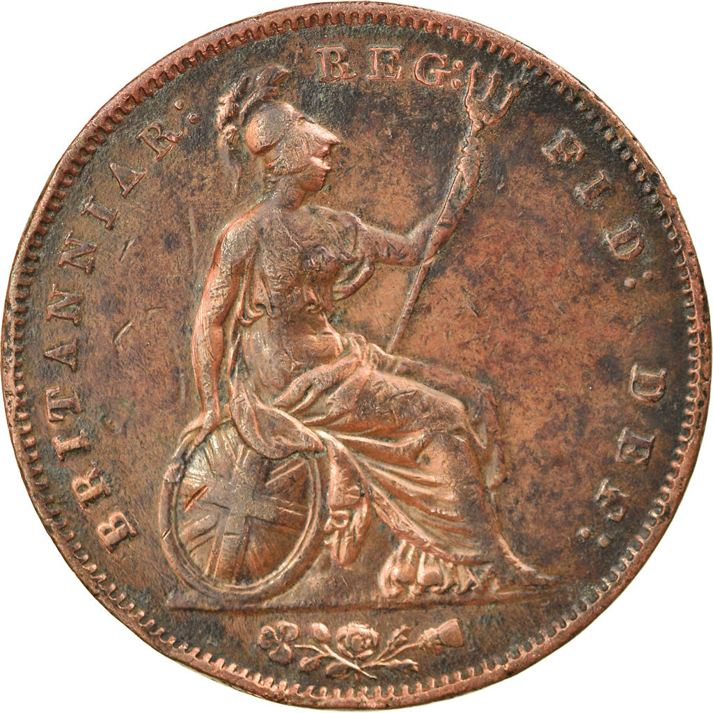 Coin, Great Britain, Victoria, Penny, 1853, EF(40-45), Copper, KM:739