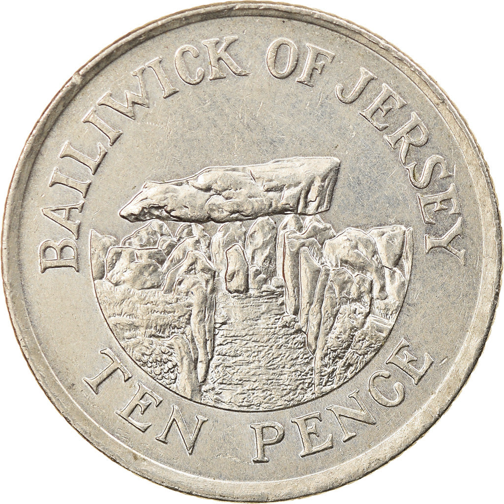 Coin, Jersey, Elizabeth II, 5 Pence, 1992, AU(55-58), Copper-nickel, KM:56.2