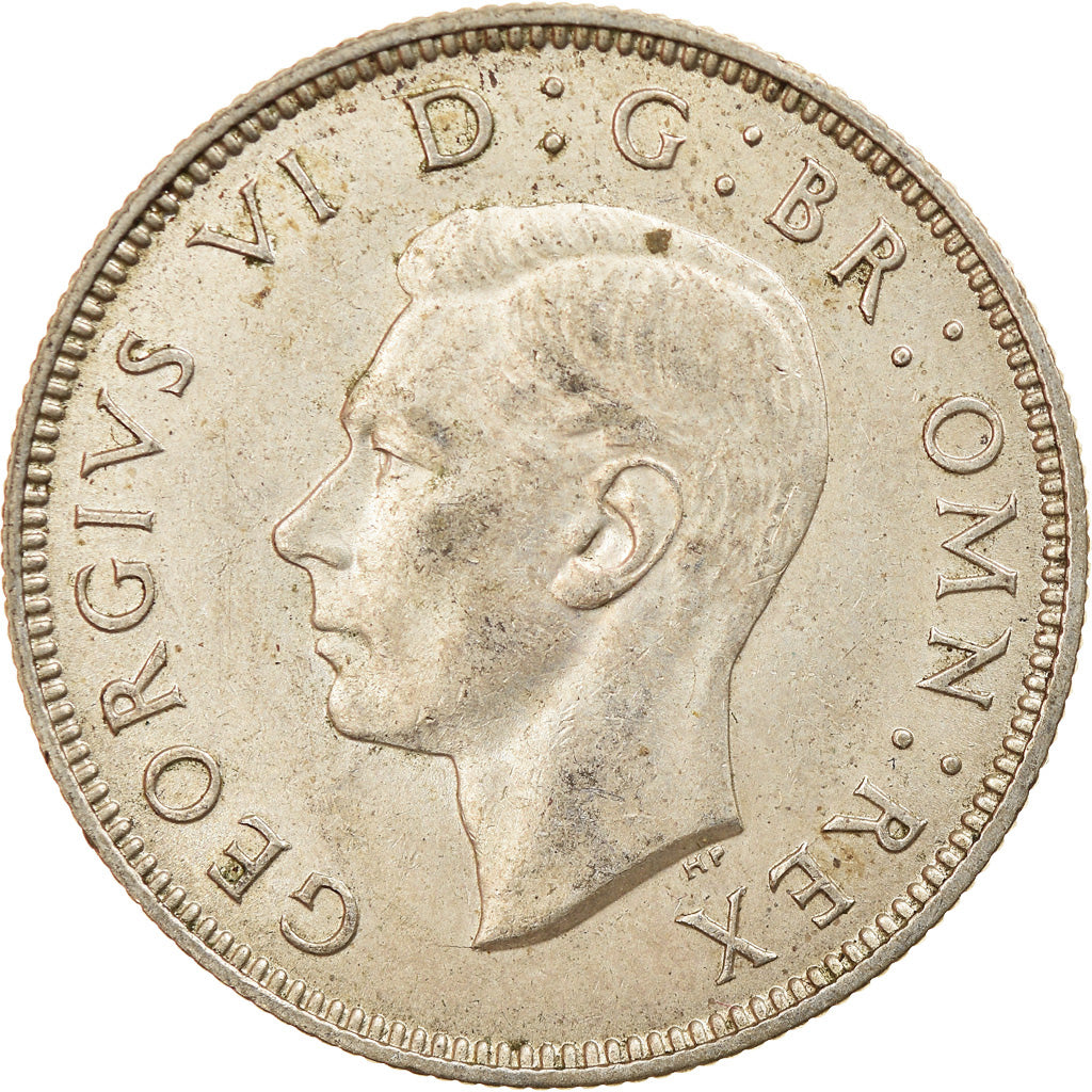 Coin, Great Britain, George VI, Florin, Two Shillings, 1940, AU(55-58), Silver