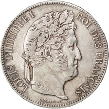 Coin, France, Louis-Philippe, 5 Francs, 1832, La Rochelle, AU(55-58), Silver