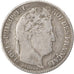 FRANCE, Louis-Philippe, Franc, 1847, Paris, KM #748.1, F(12-15), Silver,...