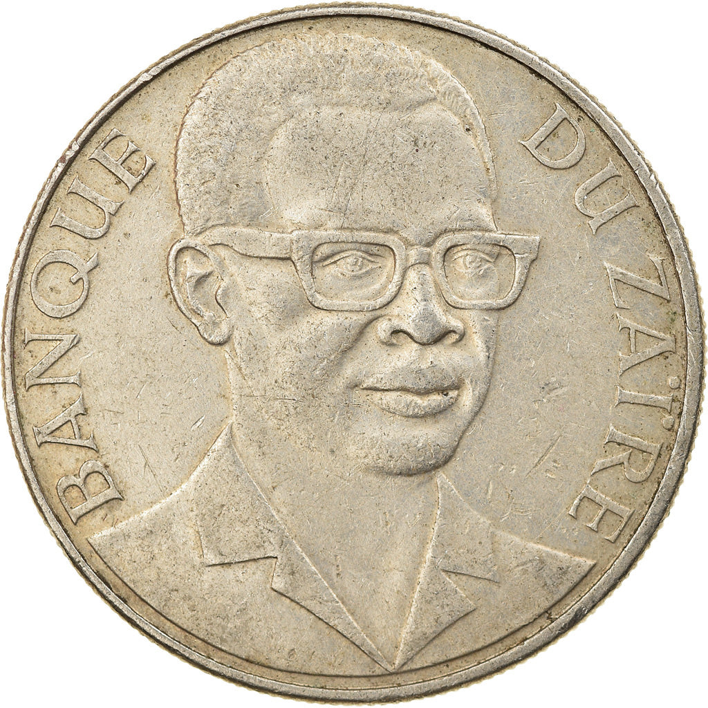 Moneta, Zaire, 10 Makuta, 1976, BB, Rame-nichel, KM:7