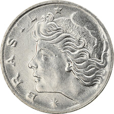 Coin, Brazil, Centavo, 1975, EF(40-45), Stainless Steel, KM:575.2