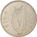 Moneta, REPUBLIKA IRLANDII, 1/2 Crown, 1966, EF(40-45), Miedź-Nikiel, KM:16a