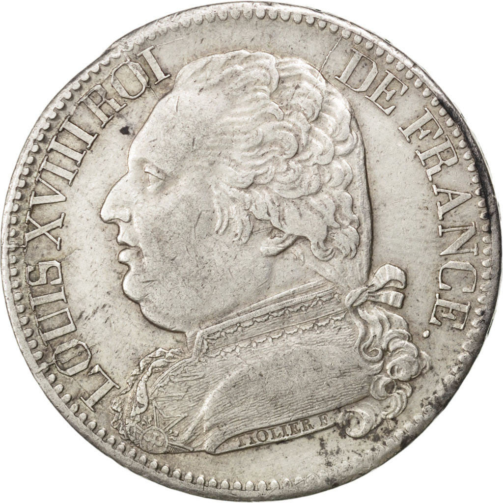 Monnaie, France, Louis XVIII, Louis XVIII, 5 Francs, 1815, Limoges, TTB+