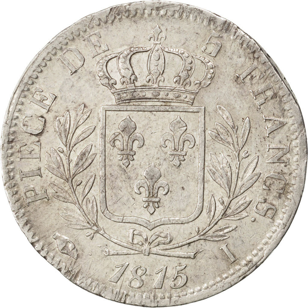 Monnaie, France, Louis XVIII, Louis XVIII, 5 Francs, 1815, Limoges, TTB+