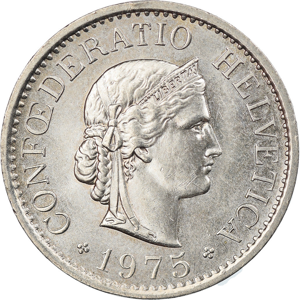 Monnaie, Suisse, 10 Rappen, 1975, Bern, SUP, Copper-nickel, KM:27