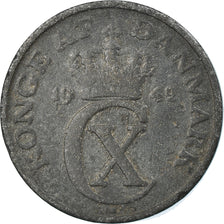 Coin, Denmark, Christian X, Ore, 1942, Copenhagen, VF(30-35), Zinc, KM:832