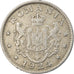 Moneta, Rumunia, Ferdinand I, Leu, 1924, EF(40-45), Miedź-Nikiel, KM:46