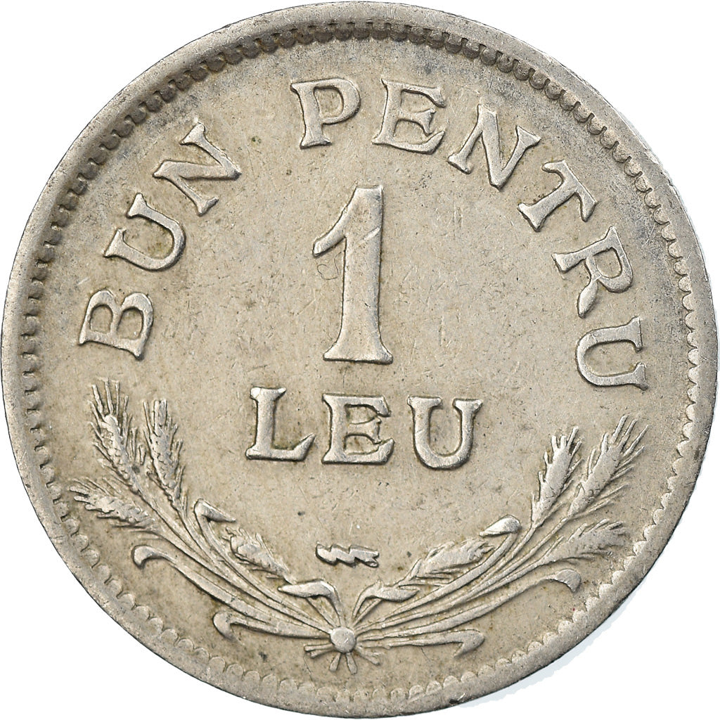 Coin, Romania, Ferdinand I, Leu, 1924, EF(40-45), Copper-nickel, KM:46