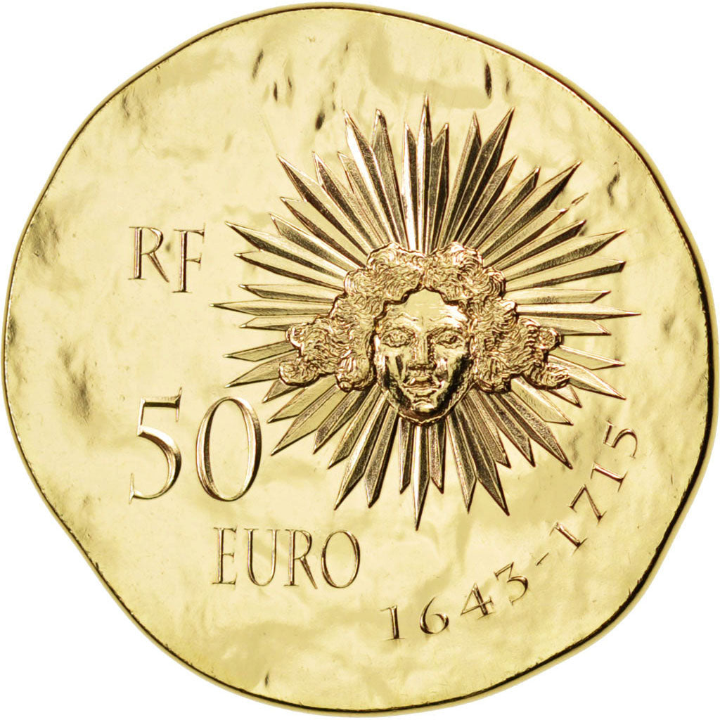 France, 50 Euro, 2014, MS(65-70), Gold, 8.45