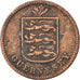 Coin, Guernsey, Double, 1911, Heaton, Birmingham, EF(40-45), Bronze, KM:10