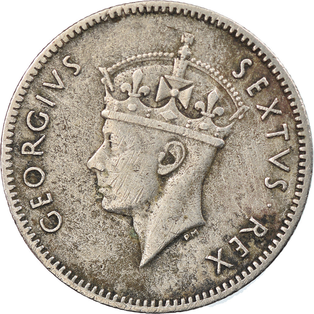 Munten, OOST AFRIKA, George VI, 50 Cents, 1948, ZF, Copper-nickel, KM:30