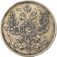 Coin, Russia, Nicholas II, 20 Kopeks, 1915, Saint-Petersburg, EF(40-45), Silver