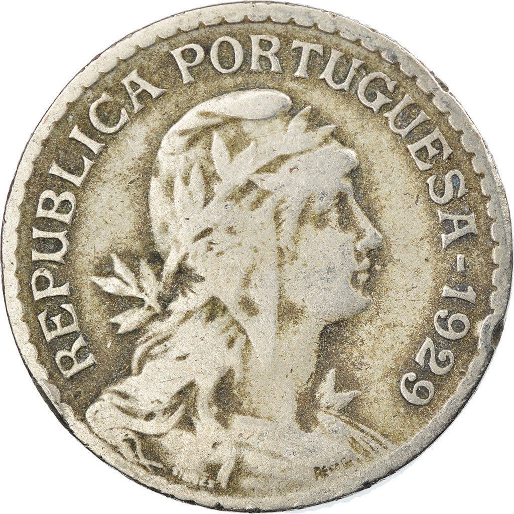 Münze, Portugal, Escudo, 1929, S+, Copper-nickel, KM:578