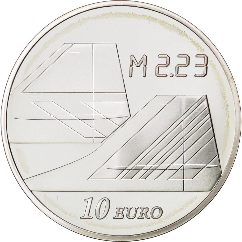 FRANCE, 10 Euro, 2009, KM #1596, MS(65-70), Silver, 37, 22.20
