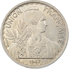 Munten, FRANS INDO-CHINA, Piastre, 1947, Paris, PR, Copper-nickel, KM:32.2