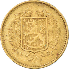 Coin, Finland, 10 Markkaa, 1930, EF(40-45), Aluminum-Bronze, KM:32a