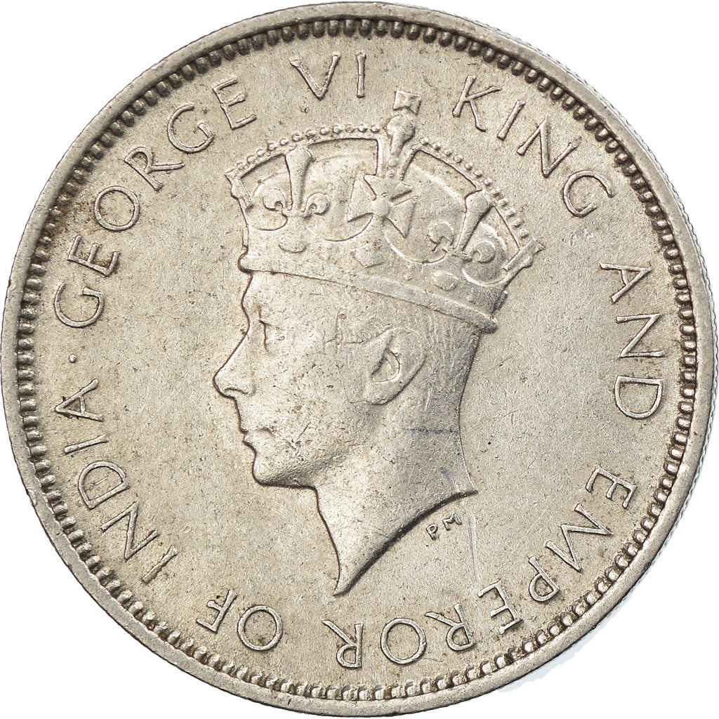 Moneta, Hong Kong, George VI, 10 Cents, 1937, EF(40-45), Nikiel, KM:21