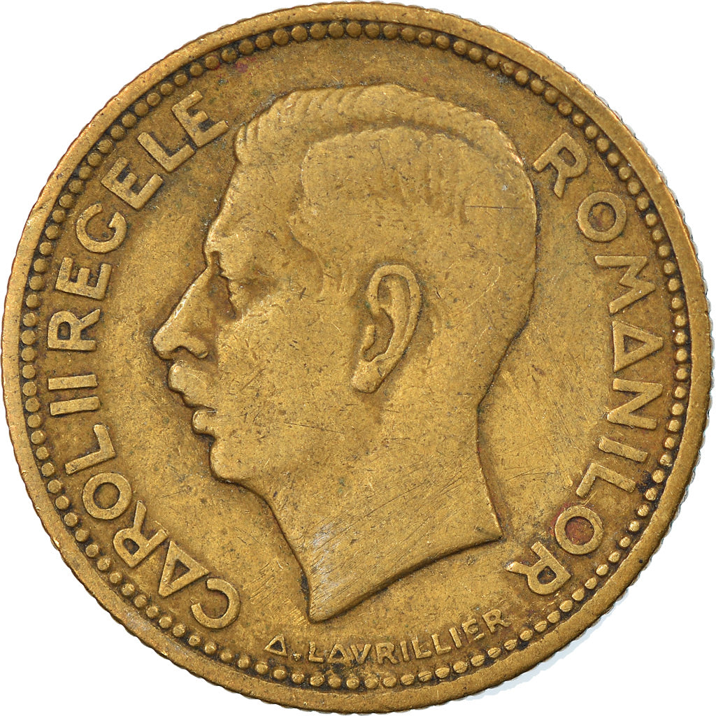 Monnaie, Roumanie, Carol II, 10 Lei, 1930, TTB, Nickel-brass, KM:49