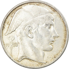 Coin, Belgium, 50 Francs, 50 Frank, 1950, EF(40-45), Silver, KM:137