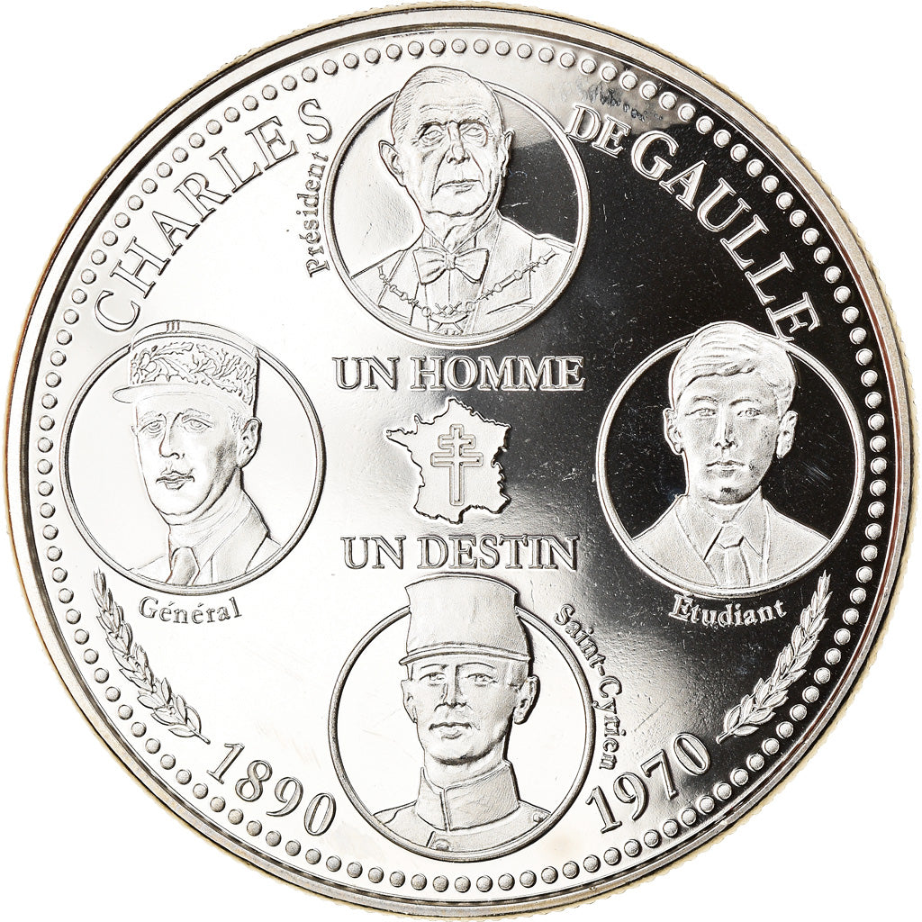 France, Medal, Vème République, Charles De Gaulle, Politics, MS(65-70)