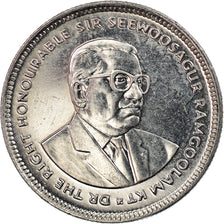 Coin, Mauritius, 20 Cents, 2004, EF(40-45), Nickel plated steel, KM:53