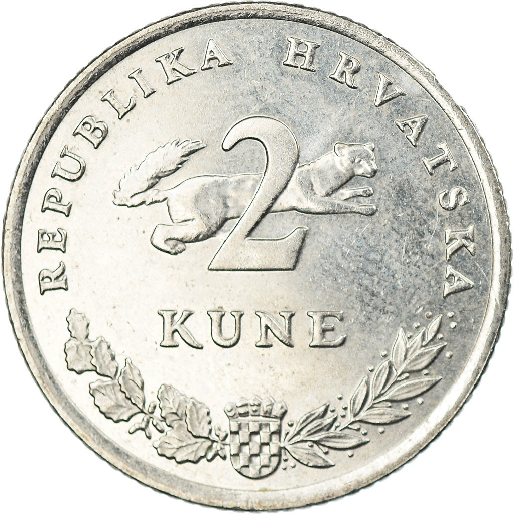 Coin, Croatia, 2 Kune, 2010, EF(40-45), Copper-Nickel-Zinc, KM:21
