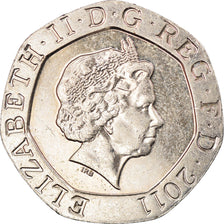 Moneda, Gran Bretaña, Elizabeth II, 20 Pence, 2011, EBC, Cobre - níquel