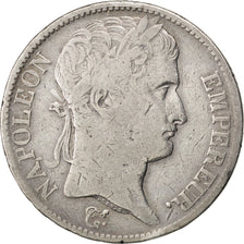 FRANCE, Napoléon I, 5 Francs, 1810, Paris, KM #694.1, VF(20-25), Silver, Gadoury