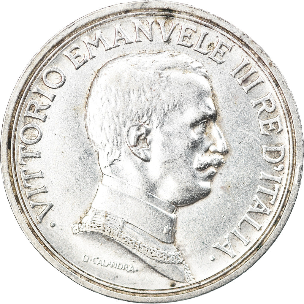 Moneta, Italia, Vittorio Emanuele III, 2 Lire, 1916, Rome, BB, Argento, KM:55