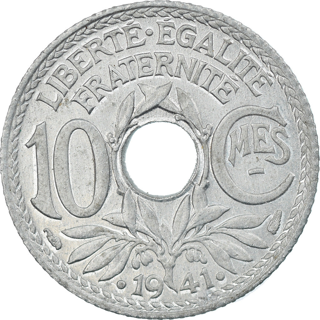 Münze, Frankreich, 10 Centimes, 1941, VZ, Zinc, KM:897