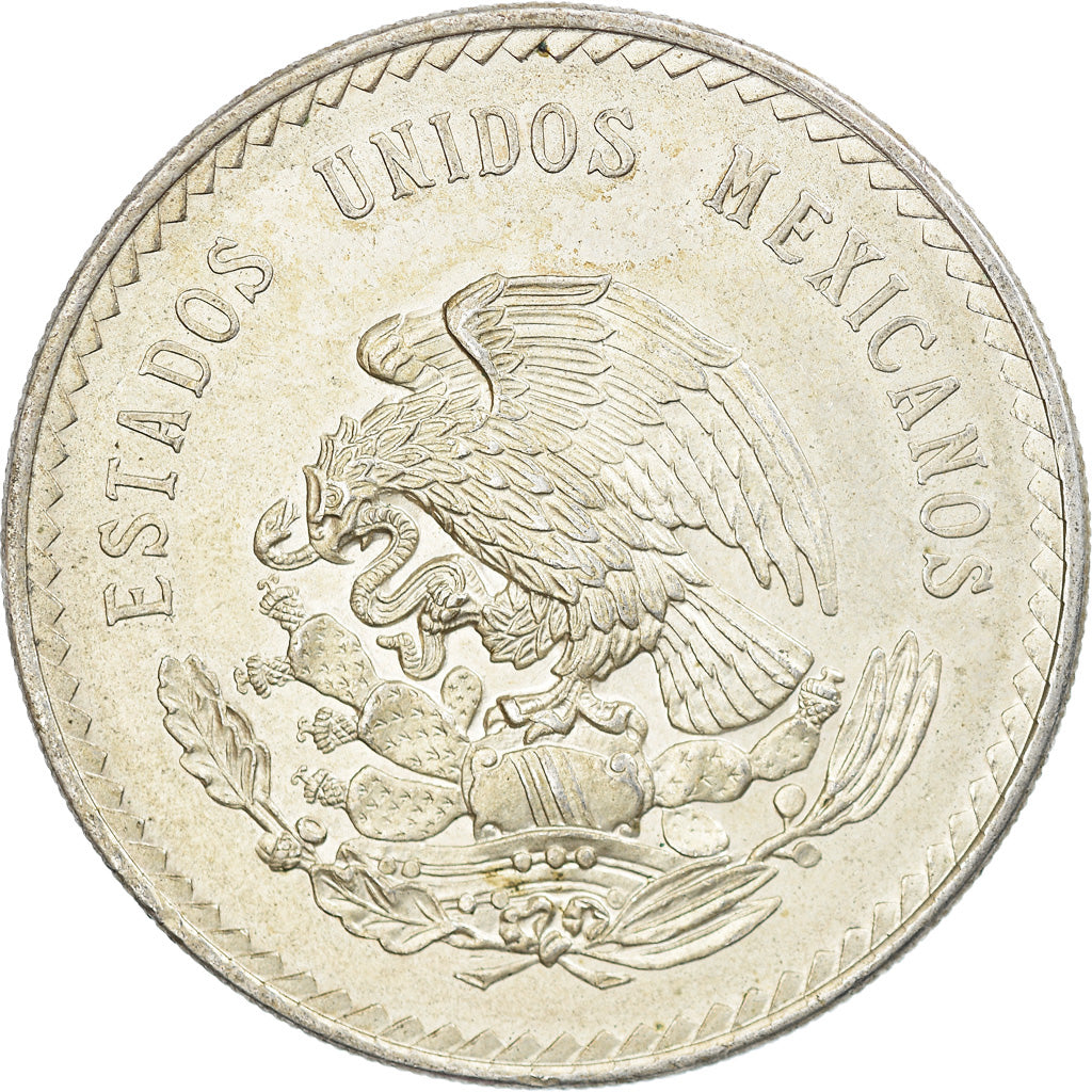 Moneta, Messico, 5 Pesos, 1947, Mexico City, SPL-, Argento, KM:465