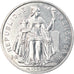 Coin, New Caledonia, 5 Francs, 1996, Paris, AU(55-58), Aluminum