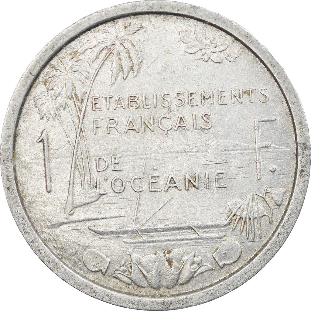Monnaie, FRENCH OCEANIA, Franc, 1949, TTB, Aluminium, KM:2