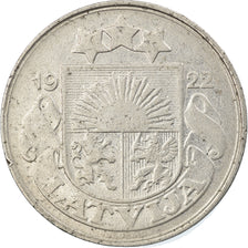 Coin, Latvia, 50 Santimu, 1922, EF(40-45), Nickel, KM:6