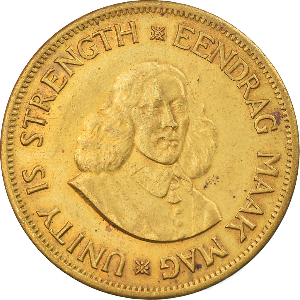 Coin, South Africa, Cent, 1963, EF(40-45), Brass, KM:57