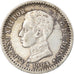 Coin, Spain, Alfonso XIII, 50 Centimos, 1904, VF(20-25), Silver, KM:723