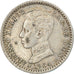 Coin, Spain, Alfonso XIII, 50 Centimos, 1904 (10), EF(40-45), Silver, KM:723