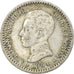 Coin, Spain, Alfonso XIII, 50 Centimos, 1904 (10), EF(40-45), Silver, KM:723