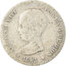 Moneta, Spagna, Alfonso XIII, 50 Centimos, 1892, Madrid, MB, Argento, KM:690