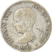 Moneta, Spagna, Alfonso XIII, 50 Centimos, 1892, Madrid, MB, Argento, KM:690