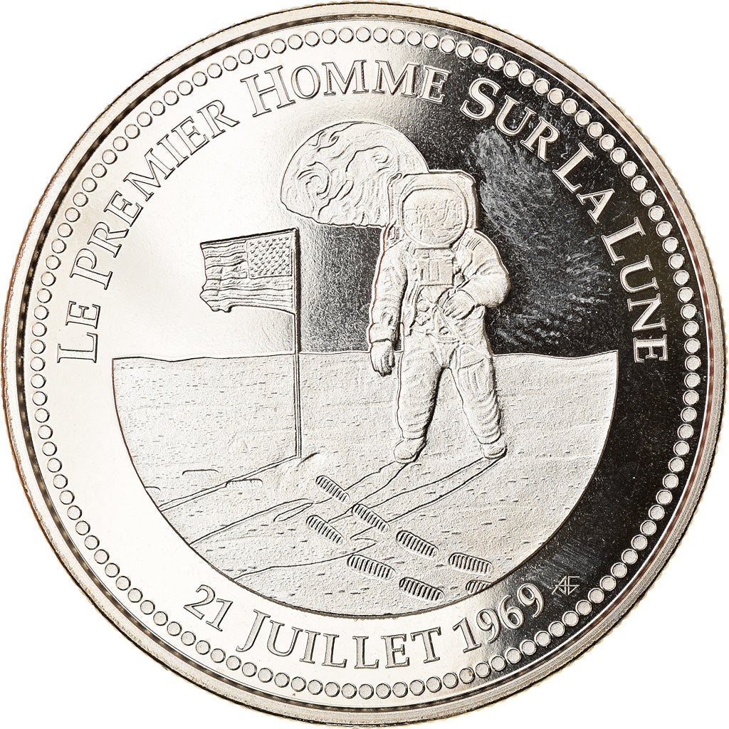 France, Medal, Apollo 11, Le Premier Homme sur la Lune, Sciences & Technologies