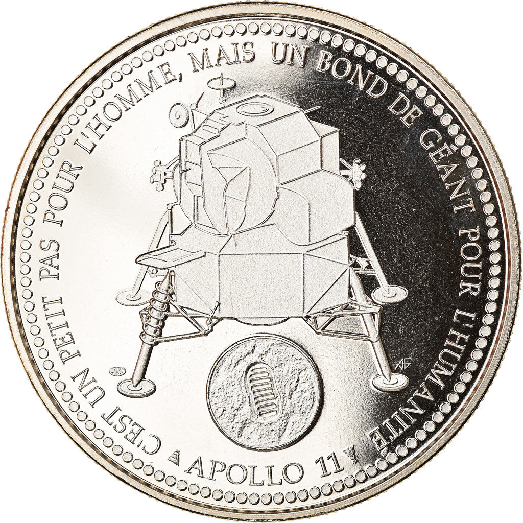 France, Medal, Apollo 11, Le Premier Homme sur la Lune, Sciences & Technologies